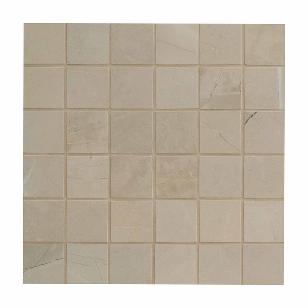 Msi Sande Cream SAMPLE Matte Porcelain Mesh-Mounted Mosaic Tile ZOR-PT-0137-SAM - main